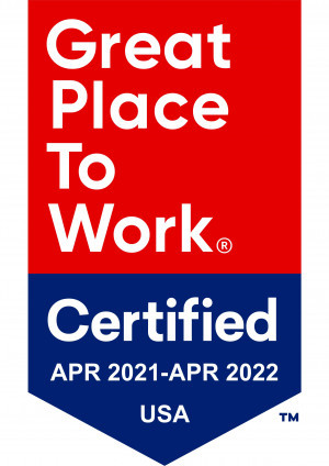 Great Place to Work Badge 2021