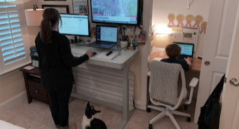 Jennifer Wetzel's home office