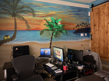 Nick Baker's home office